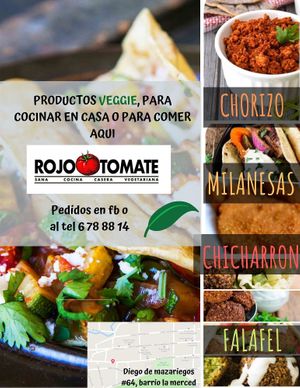 Todos los productos lo elaboramos aqui en rojo tomate de manera artesanal, eligiendo los ingredientes frescos para ofrecerles lo mejor.  at Rojo Tomate in San Cristobal De Las Casas