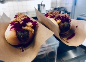 Vegan hotdogs at IKEA in Aalborg