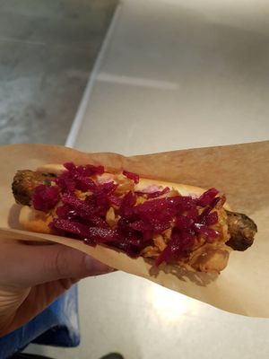 Vegan hotdog at IKEA in Aarhus