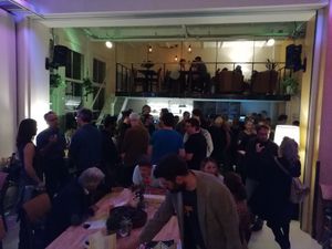 Balcony at Grand Cafe Utopie in The Hague