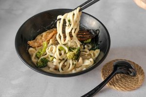 Japanese Miso Udon  at Simply Leafy in Penang