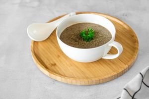 Vegan Wild Mushroom Soup at Simply Leafy in Penang