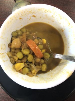Curry soup at Tivoni Vegan Kitchen & Bakery in Lancaster