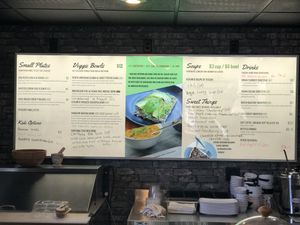 Menu at Tivoni Vegan Kitchen & Bakery in Lancaster