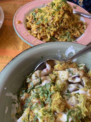 Bhel puri and papdi chaat   at Swadishta - Kurfürstenstr in Berlin