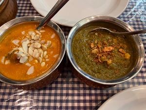 Alu Chana Sag and Alu Matar? at Swadishta - Kurfürstenstr in Berlin