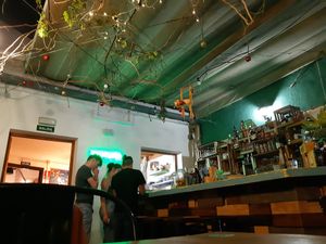 Seating in the courtyard at Wakanda in Tenerife