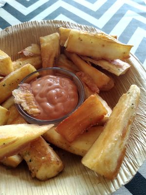 Yuca frita at Wakanda in Tenerife