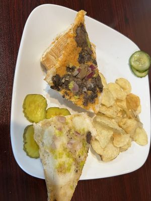 Vermonter with hummus substituted for cheesee  at Café Del Hidalgo in St Augustine