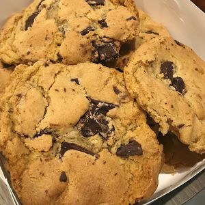 Chocolate Chip Cookies at Honeysuckle Vegan Bakery in Worcester