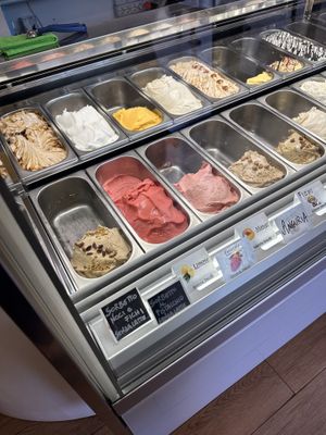 Fruit ice was vegan   at Gelateria Fancello in Dorgali