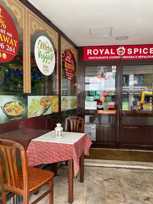 Entrance  at Royal Spice in Lisbon