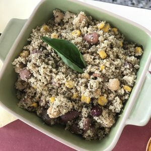 Lentils and cheakpeas cous cous  at Antica Casa Rava in Alessandria