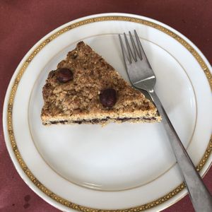 Sbrisolona with chocolate cream  at Antica Casa Rava in Alessandria