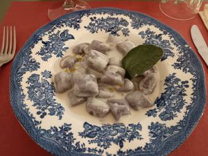 Gnocchi ai 4 formaggi at Antica Casa Rava in Alessandria