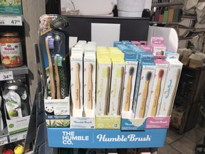 Sustainable toothbrushes at Life in Oslo