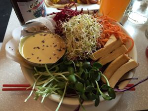 Dragon Bowl.  at Aux Vivres - St Laurent in Montreal