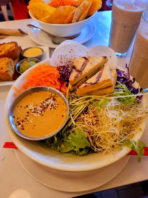 Dragon bowl at Aux Vivres - St Laurent in Montreal