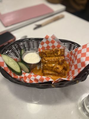 Tempeh starter   at Aux Vivres - St Laurent in Montreal