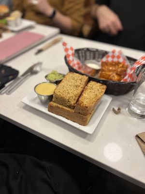 Corn bread   at Aux Vivres - St Laurent in Montreal