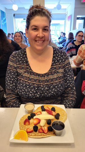 Crêpes dorées at Aux Vivres - St Laurent in Montreal