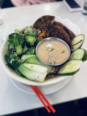 Okonomiyaki bowl  at Aux Vivres - St Laurent in Montreal