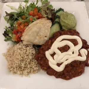 Assiette Mexicali at Aux Vivres - St Laurent in Montreal