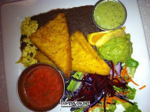 polenta at Aux Vivres - St Laurent in Montreal