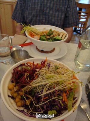 Dragon bowl at Aux Vivres - St Laurent in Montreal