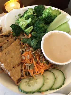 Buddha bowl - really good also at Aux Vivres - St Laurent in Montreal