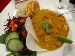 Red Thai Coconut Curry.

Not bad, but doesn't taste like typical red curry. at Aux Vivres - St Laurent in Montreal