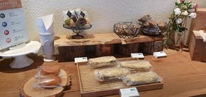 This is more or less the extent of the vegan options.... at Doco - City Farm House Cafe in Busan