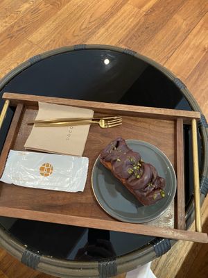 Chocolate roll (4800 KRW)  at Doco - City Farm House Cafe in Busan