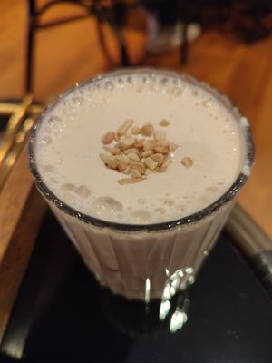 Doco sunrise vegan drink - delish~ #Veganuary at Doco - City Farm House Cafe in Busan