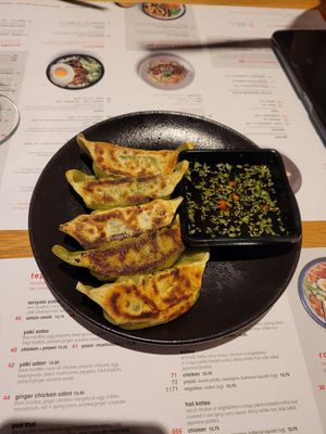 Gyoza at Wagamama in St Julians