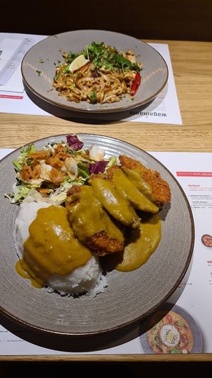 Katsu curry with pumpkin at Wagamama in St Julians