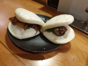 Vegan bao bun at Wagamama in St Julians