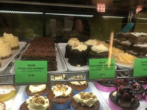 Vegan dessert options  at Apollo Bay Bakery in Apollo Bay