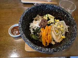 Bibimbap at Itadakizen Colline de Tara in Nagoya