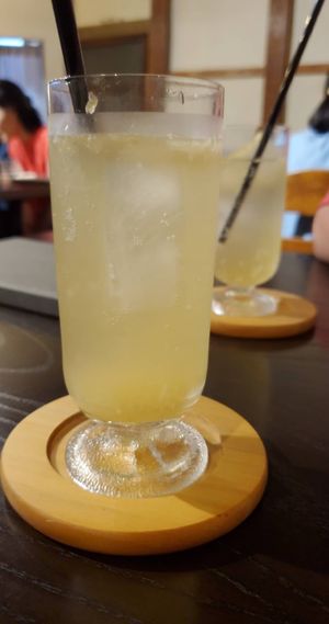 Ginger ale at Itadakizen Colline de Tara in Nagoya