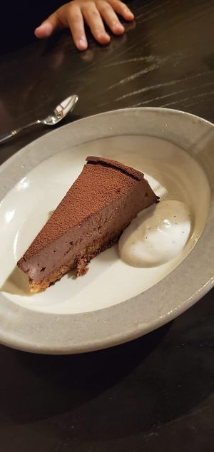 Choco mouse cake at Itadakizen Colline de Tara in Nagoya