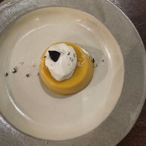 pumpkin mousse at Itadakizen Colline de Tara in Nagoya