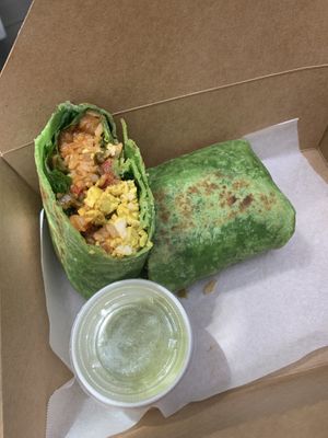Protein wrap at I Am Vegan Babe in Canggu