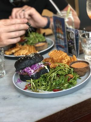 Burger 🍔   at I Am Vegan Babe in Canggu