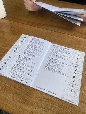 Menu May 2022  at I Am Vegan Babe in Canggu