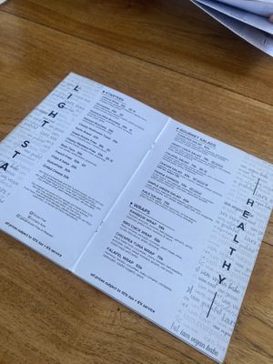 Menu May 2022  at I Am Vegan Babe in Canggu