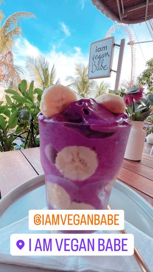 So good 😊 was stuffed 🙃😋  at I Am Vegan Babe in Canggu