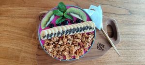Smoothie bowl at I Am Vegan Babe in Canggu