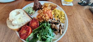 English breakfast at I Am Vegan Babe in Canggu