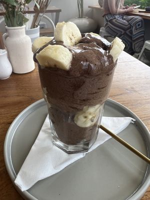 chocolate Smoothie - very very filling and thick.  at I Am Vegan Babe in Canggu